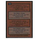 Jack Morris RC   1978 Topps #703  Baseball Card