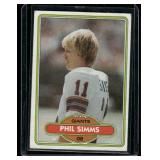 Phil Simms RC   1980 Topps #225 New York Giants Football Card