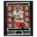 Patrick Mahomes II    2023 Panini Contenders Winning Ticket #WT-PMA Kansas City Chiefs Football Card