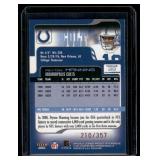 Peyton Manning  210/357  2001 Fleer Focus Numbers #39 Indianapolis Colts Football Card