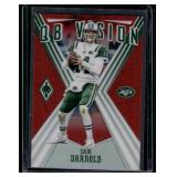 Sam Darnold  161/299  2019 Panini Phoenix QB Vision Red #23 New York Jets Football Card