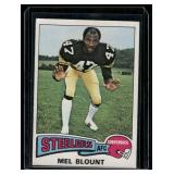 Mel Blount RC   1975 Topps #12 Pittsburgh Steelers Football Card