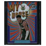 Giannis Antetokounmpo    2022 Donruss Optic My House #4 Milwaukee Bucks Basketball Card