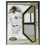 Aaron Judge Dual Relic /62 Game Used 2024 Topps Tier 1 #T1-AJ Baseball Card