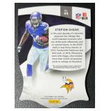 Stefon Diggs RC Relic Die Cut /49 2015 Luxe #95 Rookie Football Card