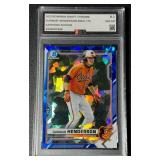 Gunnar Henderson RC Graded 8.5 NM-MT 2021 Bowman Draft Chrome #BDC-175 Sapphire Edition Baseball Card