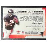 Michael Vick RC Jersey Relic /1775 2001 Fleer Hot Prospects Rookie Premier Post Marks
