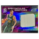 Gordon Hayward /49 Game Worn Relic 2019 Spectra Spectacular Swatches #59 Basketball Card