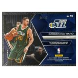 Gordon Hayward /49 Game Worn Relic 2019 Spectra Spectacular Swatches #59 Basketball Card