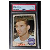 1968 Topps Bobby Locke PSA 3 Vintage Baseball Card