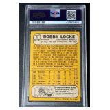 1968 Topps Bobby Locke PSA 3 Vintage Baseball Card