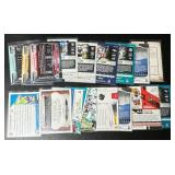 Numbered 17 Card Football Star Card Lot