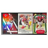 Julio Jones 3 Card Numbered Football Card Lot