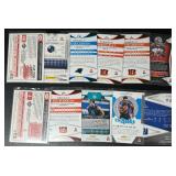 Numbered Rookies 11 Card Football Lot