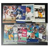SAMPLE 8 Card Football Lot - all sample cards