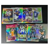 8 Card Refractor / Silver Football Card Lot