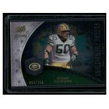 A.J. Hawk RC 2008 Upper Deck Icons Future Foundations Blue #FF1 Green Bay Packers Football Card