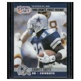 Emmitt Smith RC 1990 Pro Set #685 Dallas Cowboys Football Card