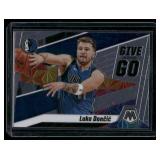 Luka Doncic  2020 Mosaic Give and Go #10 Dallas Mavericks Basketball Card