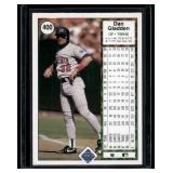 Dan Gladden On-Card Auto  1989 Upper Deck #400 Minnesota Twins Baseball Card