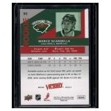 Marco Scandella On-Card Auto RC 2011 Victory #311 Minnesota Wild Hockey Card