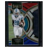 Jahmyr Gibbs RC 2023 Select Prezim Premier RWB #198 Detroit Lions Football Card