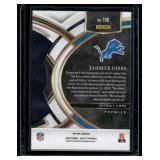 Jahmyr Gibbs RC 2023 Select Prezim Premier RWB #198 Detroit Lions Football Card