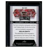 Nolan Smith Auto RC 2022 Leaf Bowman Draft Picks #BA-NS1 Georgia Bulldogs Football Card