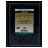 Bernie Kosar Auto /1975  1997 Pinnacle Inscriptions # Miami Dolphins Football Card