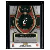 Alec Pierce Auto RC 2022 Select Draft Picsk Red Panini Prizm #RS-API Cincinnati Bearcats Football Card