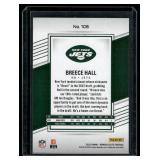 Breece Hall /499 RC 2022 Donruss Elite Blue #108 New York Jets Football Card