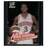 Allen Iverson RC 1997 Fleer Ultra #82 Philadelphia 76ers Basketball Card