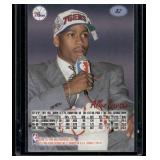 Allen Iverson RC 1997 Fleer Ultra #82 Philadelphia 76ers Basketball Card