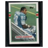 Barry Sanders RC 1989 Topps Traded #83T Detroit Lions Football Card