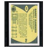 Barry Sanders RC 1989 Topps Traded #83T Detroit Arkansas-Pine Bluff Golden Lions Football Card