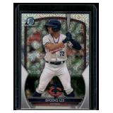 Brooks Lee RC 2023 Bowman Chrome Prospects #BCP-248 Minnesota Twins Baseball Card