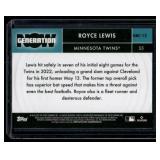 Royce Lewis RC 2022 Topps Chrome Update Generation Now #GNC-12 Minnesota Twins Baseball Card