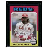 Elly De La Cruz RC 2024 Topps Heritage #473 Cincinnati Reds Baseball Card