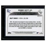 Bobby Witt Jr. RC 2022 Topps Chrome #USC176 Kansas City Royals Baseball Card