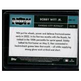 Bobby Witt Jr. RC 2022 Topps Chrome Update Generation Now #GNC-23 Kansas City Royals Baseball Card