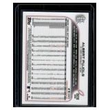 Albert Pujols  2022 Topps Bowman Chrome Purple #USC50 St. Louis Cardinals Baseball Card