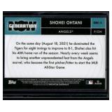 Shohei Ohtnani  2022 Topps Chrome Update Generation Now #GNC-5 Los Angeles Angels Baseball Card