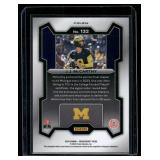 J.J. McCarthy RC 2024 Prizm Draft Picks Red Cracked Ice #132 Minnesota Vikings Football Card