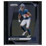 Malik Nabers RC 2024 Panini Prizm #370 New York Giants Football Card