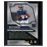 Malik Nabers RC 2024 Panini Prizm #370 New York Giants Football Card