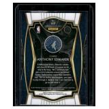 Anthony Edwards RC 2020 Panini Select Blue Premier Level #169 Minnesota Timberwolves Basketball Card