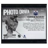 Connor McDavid  2022 O-Pee-Chee Platinum Photo Driven #PD-2 Edmonton Oilers Hockey Card