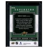 Brock Faber  2023 Upper Deck Honor Roll #HR36 Minnesota Wild Hockey Card