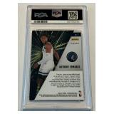 Anthony Edwards RC PSA 9 Mint 2020 Silver Prizm Instant Impact #1 Rookie Minnesota Timberwolves Basketball Card