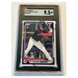 Walker Jenkins 1st Bowman SGC 9.5 MT+ 2024 Bowman Prospect #BP-42 Rookie Minnesota Twins Baseball Card